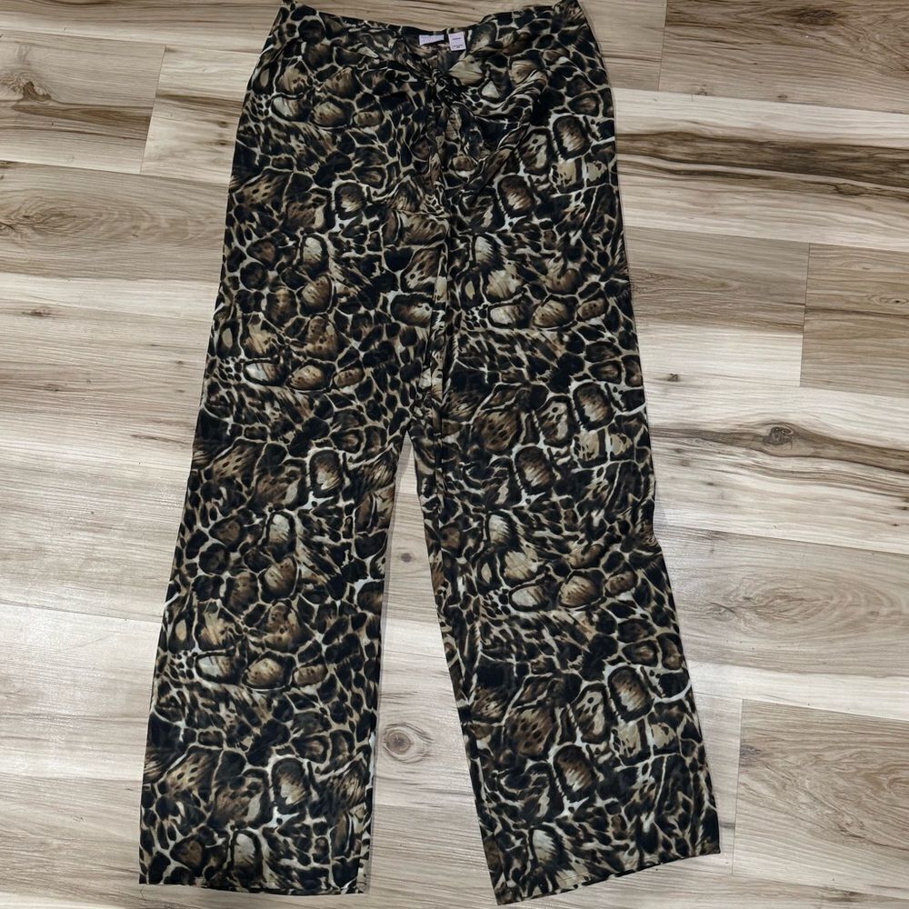 Victoria's Secret Leopard Tie Sheer Pants Women’s Medium